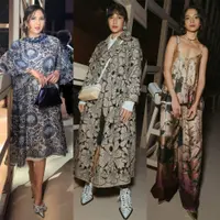 Lihat di sini beberapa potret adu gaya artis yang hadir di gelaran BIYAN Spring Summer 2025 'Fleur.'