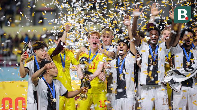 Foto: Momen Euforia Perayaan Gelar Pertama Timnas Jerman di Piala Dunia U-17, Stadion Manahan Jadi Saksi