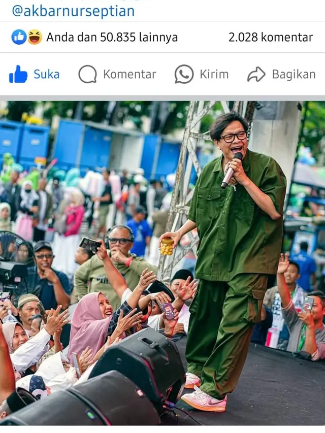 Armand Maulana Dapat Nastar di Panggung