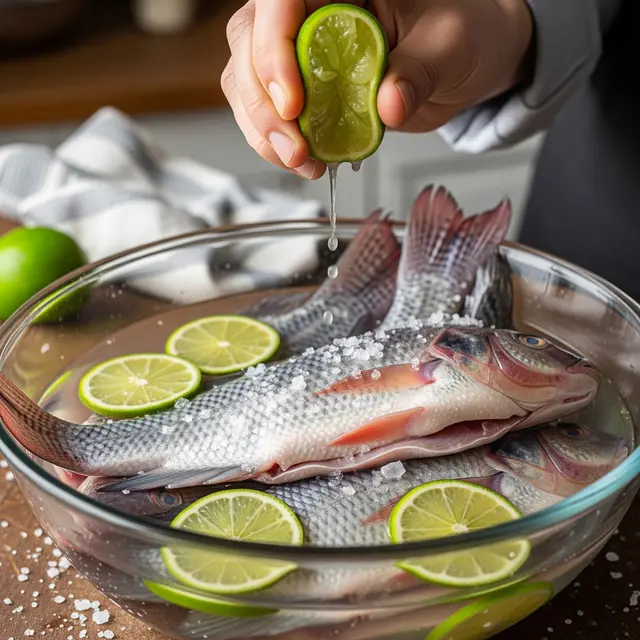 Kekuatan Jeruk Nipis atau Lemon dalam Menghilangkan Bau Tanah (Image by Gemini AI)
