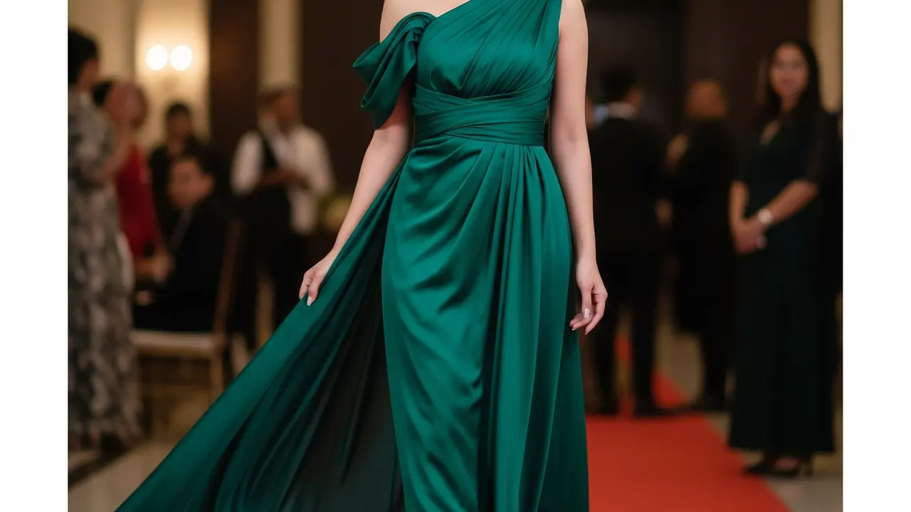 Model Dress Drapery (Image by Gemini AI)