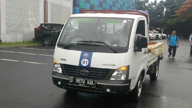 Tata Tantang Pengemudi Super Ace Berkendara Irit Solar (Arief A/Liputan6.com)