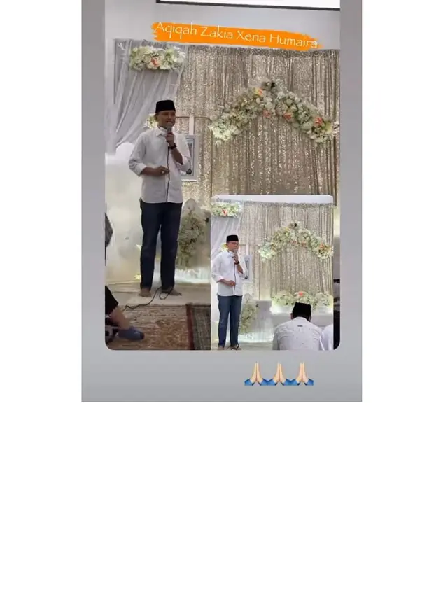 7 Momen Akikah Anak Natta Reza dan Wardah Maulina, Berkonsep Serba Putih