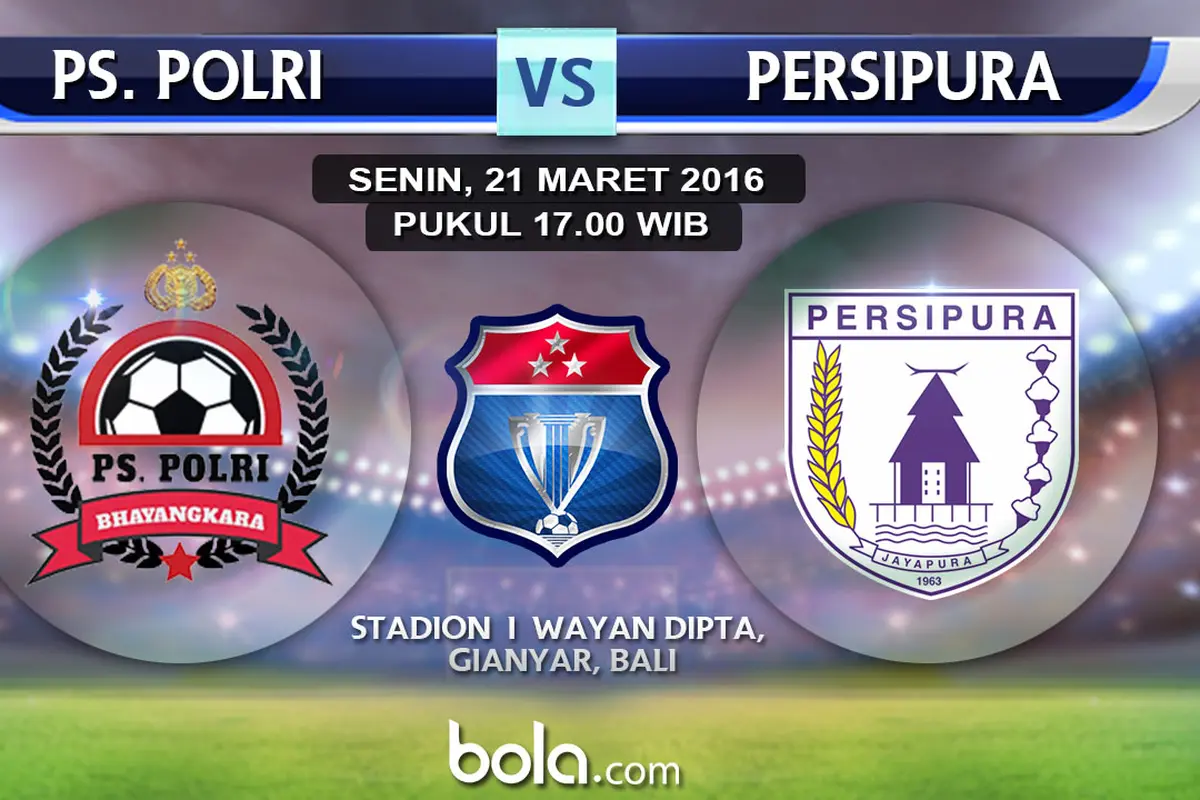 PS Polri vs Persipura (bola.com/Rudi Riana)