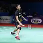 Pebulu tangkis ganda campuran Indonesia, Tontowi Ahmad/Winny Oktavina Kandow saat melawan Satwiksairaj Rankireddy/Ashwini Ponnappa (India) di di Babak 32 besar Indonesia Open 2019 di Istora Senayan, Jakarta, Rabu (17/7/2019). Tontowi/Winny unggul 21-13, 21-11. (Liputan6.com/Helmi Fitrhiansyah)