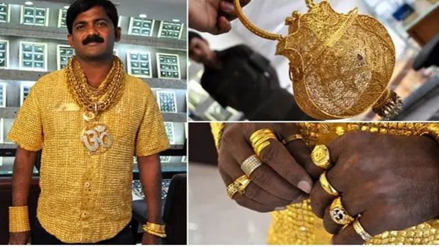 Datta Phuge, , pemilik baju yang terbuat dari benang emas.