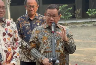 Gubernur DKI Jakarta Pramono Anung di Jakarta Selatan, Kamis (11/6/2026). (Antara)