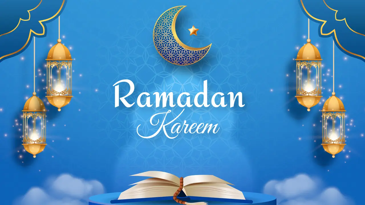 Ilustrasi bulan suci Ramadan