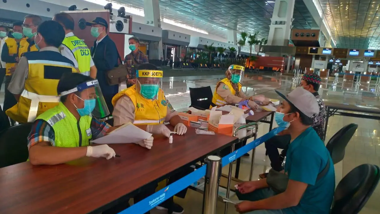 Penumpang di Bandara Soekarno-Hatta. (foto: dokumentasi PT Angkasa Pura (AP) II)