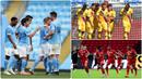 Manchester City menjadi salah satu klub di Eropa paling produktif dalam urusan mencetak gol di musim 2019/2020. Selain Manchester City, ada beberapa klub Eropa lainnya yang produktif dalam mencetak gol. Berikut 5 klub eropa dengan gol terbanyak musim 2019/2020. (kolase foto AFP)