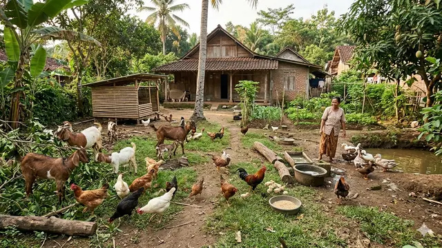 Ternak Rumahan Tanpa Kandang Permanen