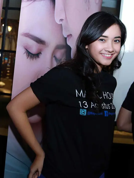 Dalam dunia akting, Nadia Arina mengidolakan aktris Dian Sastrowardoyo. (Deki Prayoga/Bintang.com)