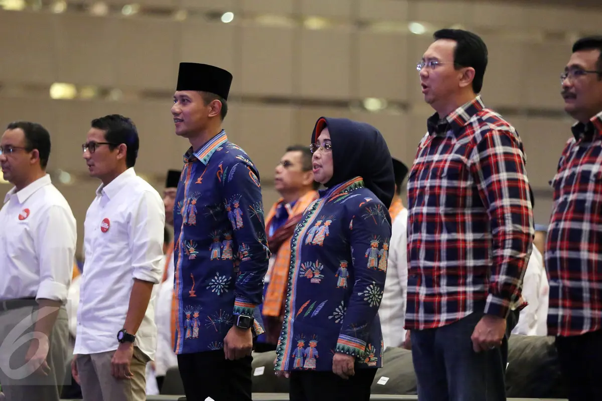 20161025 Ini Nomor Urut Pasangan Cagub dan Cawagub DKI Jakarta yang Siap Bertarung di Pilkada
