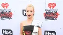 Iggy Azalea selalu menunjukan sifat tegar dan dewasa ketika para awak media begitu banyak melontarkan pertanyaan tentang hubungannya dengan Nick Young. (AFP/Bintang.com)