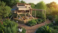7 Desain Kandang Ayam Dekat Kebun Biar Kotorannya Bisa jadi Pupuk Langsung