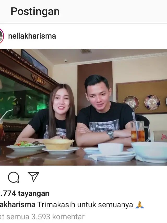 Unggahan Nella Kharisma. (Foto: Instagram @nellakharisma)