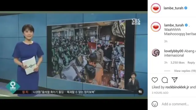 Penjualan BTS Meal di Indonesia masuk pemberitaan Korea. (Tangkapan Layar Instagram/ lambe_turah)