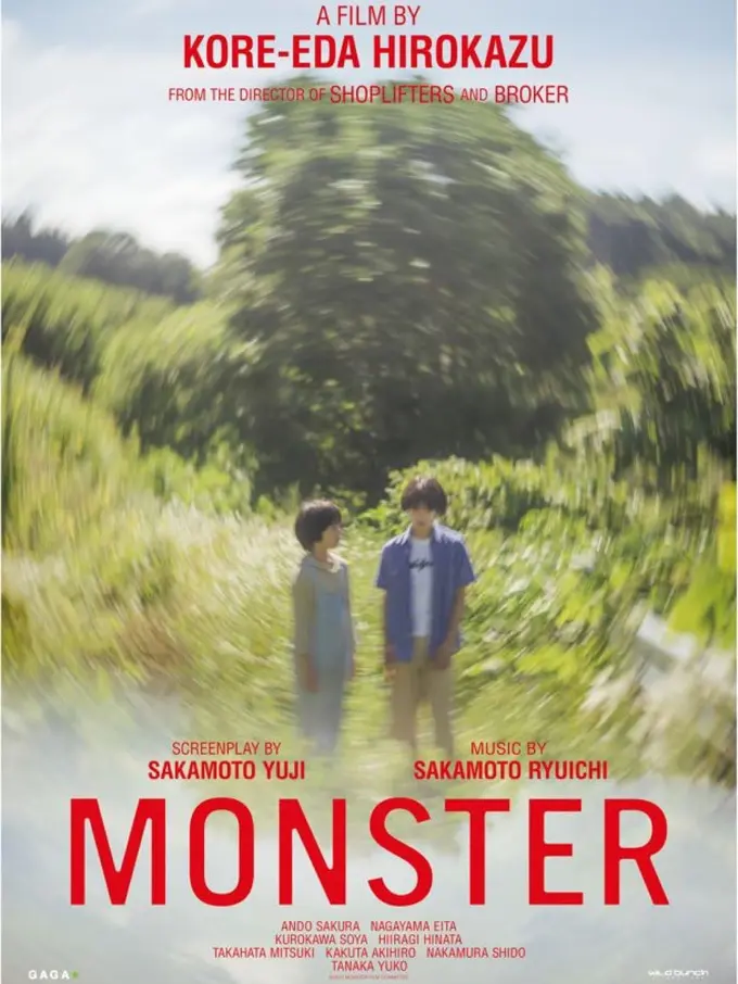 Poster film Monster. (Foto: Dok. Gaga/ Toho/ KlikFilm)