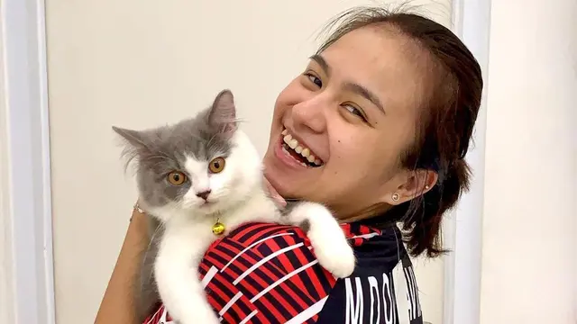 Kebersamaan Melati Daeva Oktavianti dengan Kucing Peliharaan, Bikin Gemas