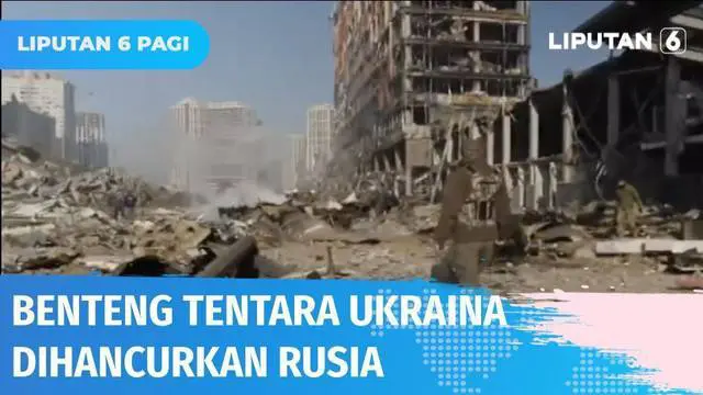 VIDEO: Rusia Hancurkan Benteng Pertahanan Tentara Ukraina