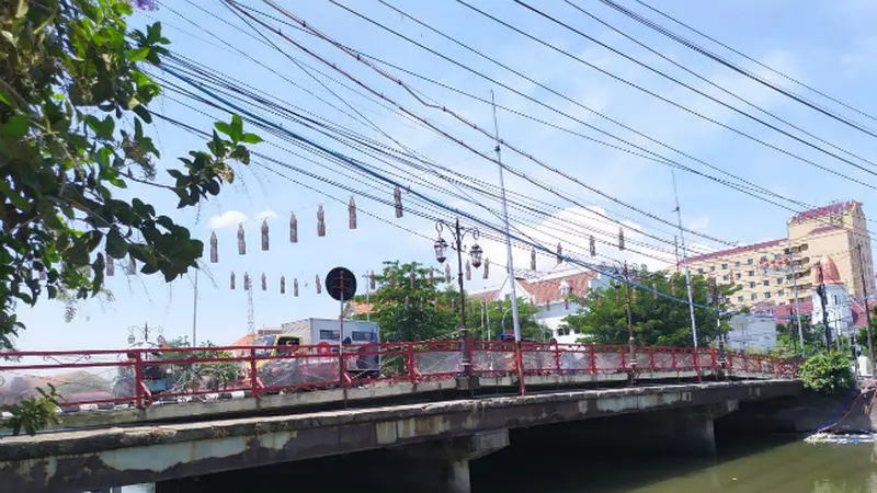 Jembatan Merah di Surabaya, Jawa Timur (Foto: Liputan6.com/Dian Kurniawan)