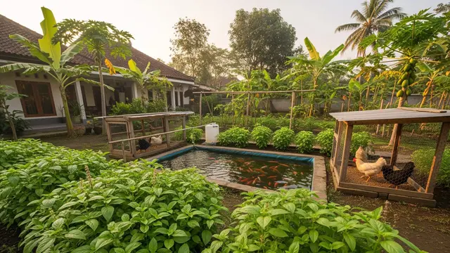 Kiat Hasilkan Uang dari Rumah Lewat Berkebun & Beternak