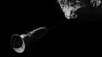 Konsep kendaraan luar angkasa NASA yang dapat mendarat di komet (sumber : NASA.com)