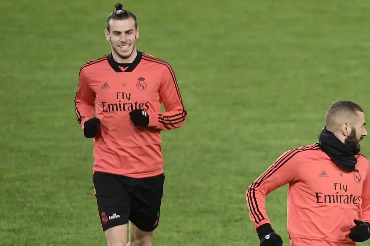 Latihan Real Madrid Vs AS Roma