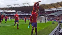 Sergio Ramos dan Gerard Pique akur saat bela Timnas Spanyol (Sportskeeda)