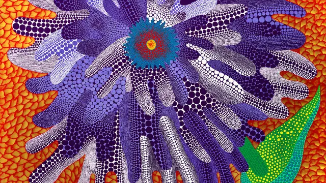 A Flower, Yayoi Kusama, 2014