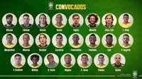 Skuad timnas Brasil di Piala Dunia 2018. (dok. CBF Futebol)