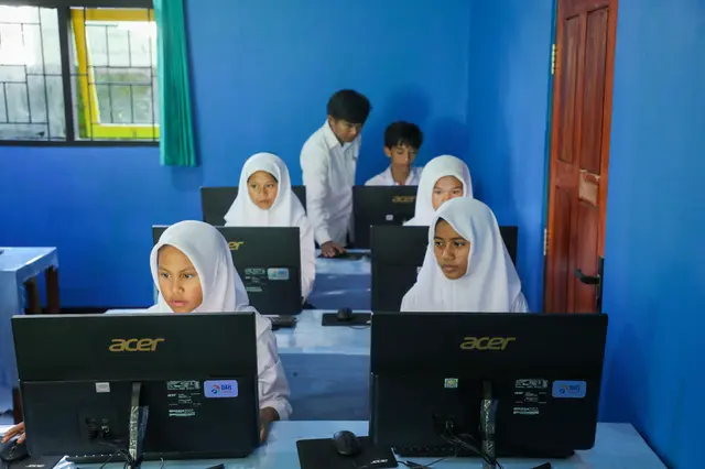 Pengembangan teknologi informasi dan komunikasi dari BRI. (Foto: Istimewa)