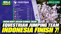 Highlight Equestrian Jumping Team Asian Games 2026, Indonesia Finis di Peringkat 7