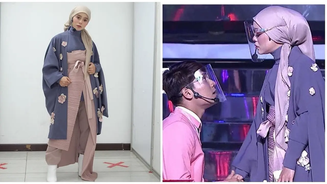 6 Potret Lesty Kejora di Ulang Tahun Indosiar Ke-26, Gaya Hijabnya Jadi Sorotan