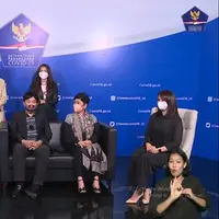 Perbicangan soal lagu Galih dan Ratna yang digunakan untuk kampanye terkait vaksin dan masker pada Rabu (10/11/2021). Sumber: BNPB Indonesia