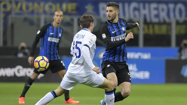 FOTO: Mauro Icardi Antar Inter Milan Kalahkan Atalanta