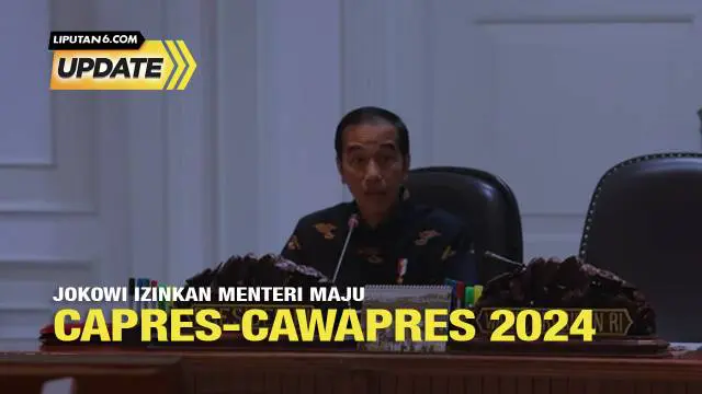 Presiden Joko Widodo atau Jokowi memberikan lampu hijau alias mengizinkan sejumlah menteri di Kabinet Indonesia Maju untuk maju sebagai calon presiden dan calon wakil presiden (capres-cawapres) pada Pilpres 2024. Jokowi pun memastikan tidak ada atura...
