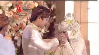 Momen Akad Nikah Rizky Billar dan Lesty Kejora. (Sumber: Vidio.com)