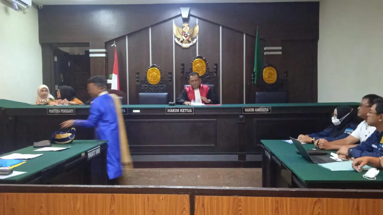 Proses sidang praperadilan kasus dugaan pencabulan di Pengadilan Negeri Jember (Istimewa)