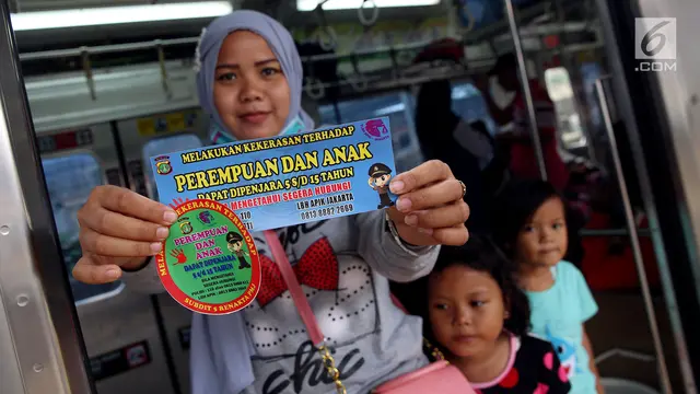 Sebar Stiker, Polda Metro Jaya Bersama LBH Antisipasi Pelecehan dan Kekerasan Seksual