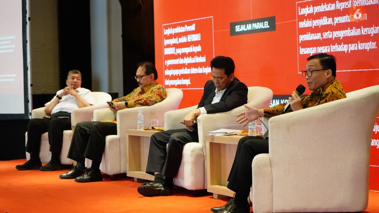 Seminar Nasional Pencegahan Korupsi (Liputan6.com/Eka Hakim)
