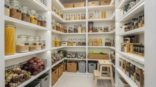 Model Pantry Kecil yang Tetap Muat Banyak Barang/AI Generated