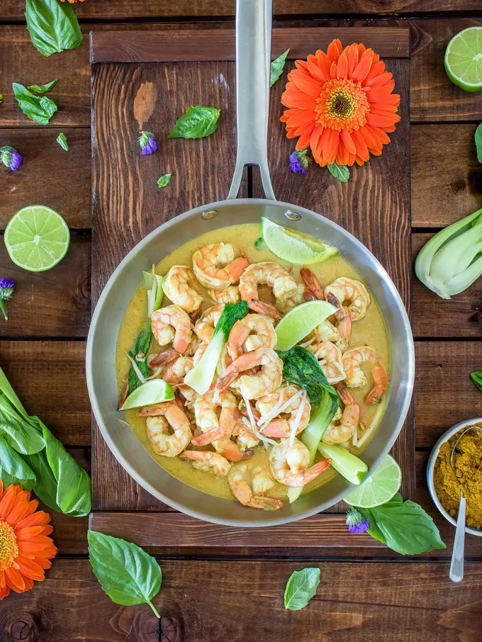 Udang Masak Bumbu Kari