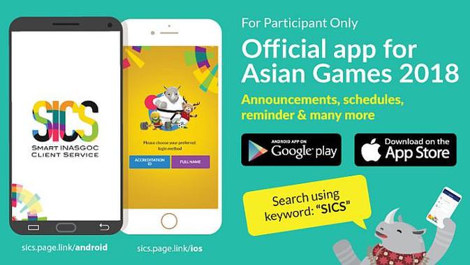 Aplikasi Asian Games 2018