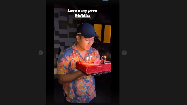 Kenangan Fuji di Hari Ulang Tahun Bibi Andriansyah. (instagram.com/fuji_an)