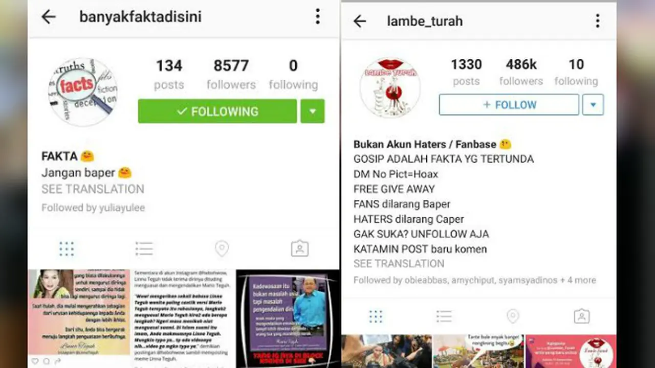 Istri Mario Teguh laporkan 2 akun Instagram