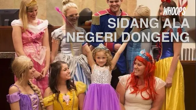 WHOOPS: Suasana Sidang Adopsi Ini Diciptakan Bak Negeri Dongeng 