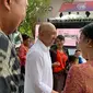 Menteri Koperasi dan UKM Teten Masduki menghadiri acara bertajuk "Future Wellness" di acara SMEs Future Village, sebagai salah satu side event G20 di Bali Collection, Senin (14/11/2022). (Liputan6/Benedikta Miranti)