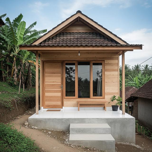 Rumah Murah Minimalis Tapi Elegan di Desa dengan Budget Rp 50 Juta