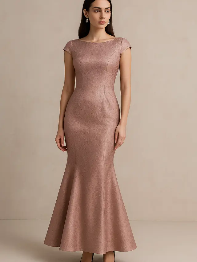 Model Long Dress Jacquard Terbaru 2025